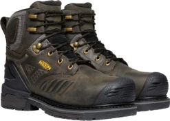 'Keen Utility' Men's 6" Philadelphia WP Comp Toe - Cascade Brown / Black -Fashion Clothing Store 1022110 PLA large 1024x1024@2x