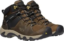 'Keen Outdoor' Men's Steens WP Leather Mid Hiker - Canteen / Black -Fashion Clothing Store 1022327 PLA large 1024x1024@2x