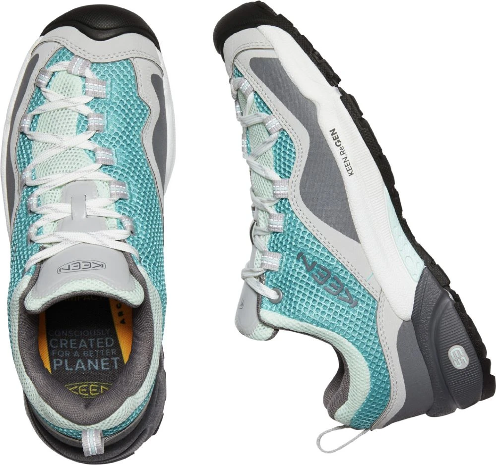 'Keen Outdoor' Women's Wasatch Crest Vent Hiker Sneaker - Porcelain / Blue Glass 4 'Keen Outdoor' Women's Wasatch Crest Vent Hiker Sneaker - Porcelain / Blue Glass - Image 2