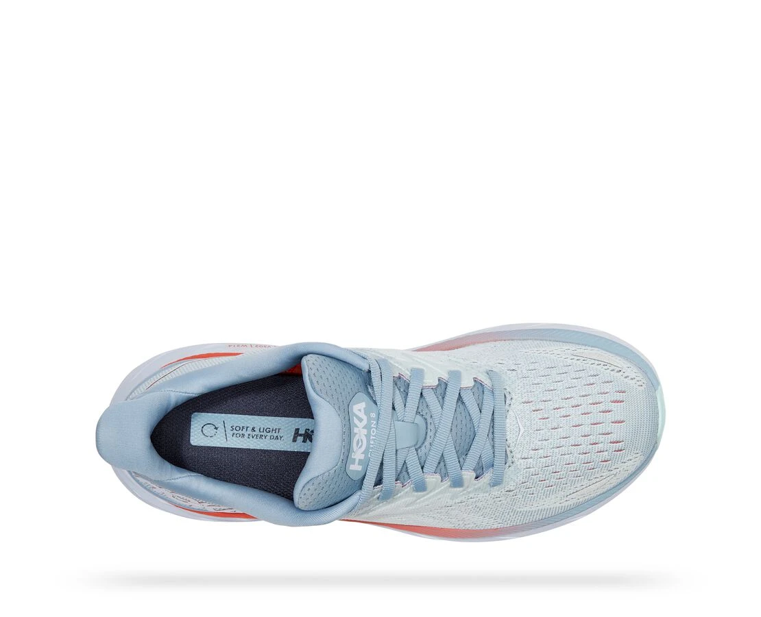 'Hoka' Women's Clifton 8 - Blue Fog / Plein Air (Wide) 5 'Hoka' Women's Clifton 8 - Blue Fog / Plein Air (Wide) - Image 3