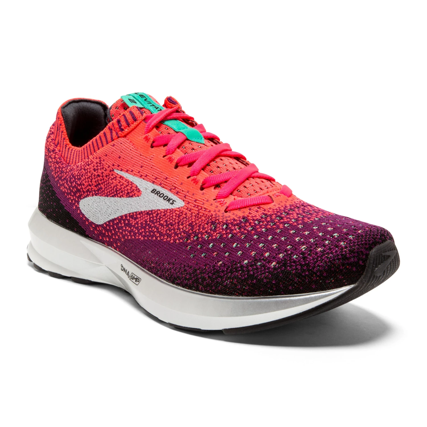 'Brooks' Women's Levitate 2 - Orange / Magenta / Black 4 'Brooks' Women's Levitate 2 - Orange / Magenta / Black - Image 2