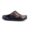 'OOFOS' Women's OOcloog Luxe Pixel Clog - Black / Black Leopard -Fashion Clothing Store 1203BLKLEOPRD shot1 1024x1024@2x