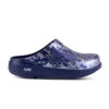 'OOFOS' Women's OOcloog Clog Limited Edition - Navy / Silver Snake -Fashion Clothing Store 1203NVYSILSNK shot1 1024x1024@2x