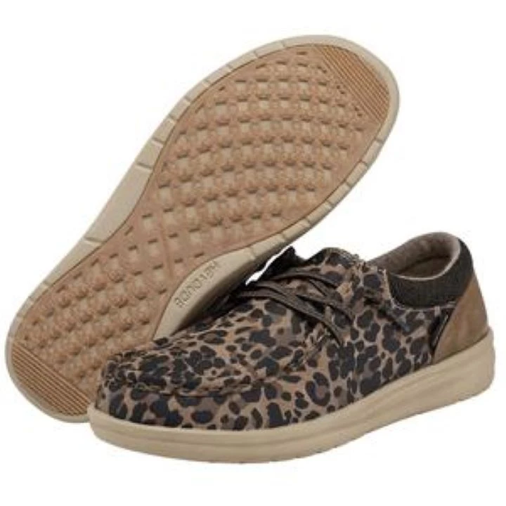 'Hey Dude' Women's Polly - Leo Nut 3 'Hey Dude' Women's Polly - Leo Nut