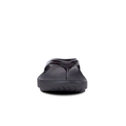 'OOFOS' Women's OOlala Thong - Black Patent -Fashion Clothing Store 1400BLK 3 1024x1024@2x