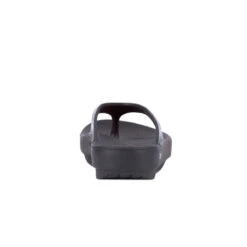 'OOFOS' Women's OOlala Thong - Black Patent -Fashion Clothing Store 1400BLK 5 1024x1024@2x