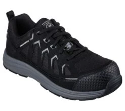 'Skechers' Men's Malad II EH Comp Toe - Black -Fashion Clothing Store 200127 BLK 1024x1024@2x