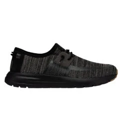 'Hey Dude' Men's Sirocco Sneaker - Black -Fashion Clothing Store 40140 0WM SIROCCO BLACKNIGHT RIGHTSIDE 1024x1024@2x