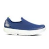 'OOFOS' Women's OOmg EeZee Low Shoe - White / Navy -Fashion Clothing Store 5072WHTNVY shot1 1024x1024@2x