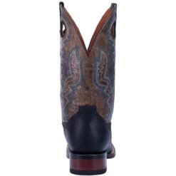 'Dan Post' Men's 11" Deuce Western Wide Square Toe - Black / Brown -Fashion Clothing Store DP4558 4 1024x1024@2x