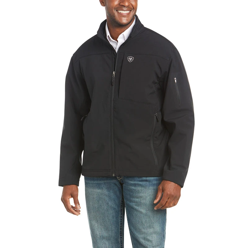 'Ariat' Men's Vernon 2.0 Softshell Jacket - Black 3 'Ariat' Men's Vernon 2.0 Softshell Jacket - Black