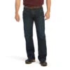 'Ariat' Men's Rebar M5 Slim Straight Leg - Blackstone -Fashion Clothing Store F18 MNS WORK 10016223 front 1024x1024@2x