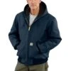 'Carhartt' Men's Loose Fit Firm Duck Insulated Flannel-Lined Active Jacket - Navy -Fashion Clothing Store J140DNY MF18 1 1024x1024@2x