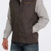 'Cinch' Men's Bonded Vest - Brown -Fashion Clothing Store MWV1515013 2 1024x1024@2x