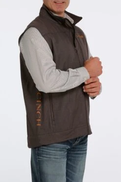 'Cinch' Men's Bonded Vest - Brown -Fashion Clothing Store MWV1515013 3 1024x1024@2x