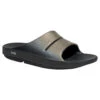 'OOFOS' Women's OOahh Luxe Slide - Latte -Fashion Clothing Store OOahh Luxe 1101 Black Latte 1024x1024@2x