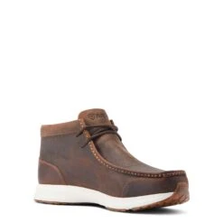 'Ariat' Men's 4" Spitfire Lace Up Chukka - Sorrel Crunch -Fashion Clothing Store S23 MNS WEST 10044486 medial 1024x1024@2x