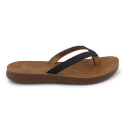 'Blowfish Malibu' Women's Santorini Thong Sandal - Black Sandstone -Fashion Clothing Store ZS 1038 SANTORINI BLKSB 2 1024x1024@2x