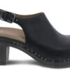'Dansko' Women's Sassy - Black Milled Burnished Nubuck